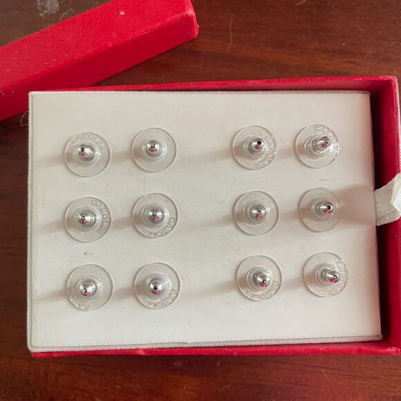 Bundle 3 for $12. Assorted Pastel & Bold Ball Stud Earrings – Boxed Set - Picture 3 of 4